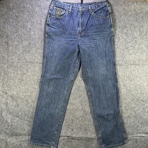 Cinch Jeans Mens 33x32 Blue Denim Relaxed Fit Western Cowboy Style MB90530002